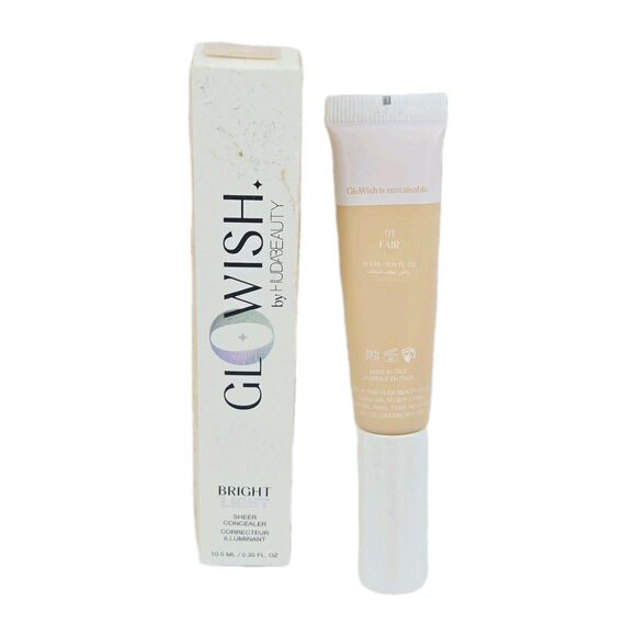 Huda Beauty Glowish Bright Light Sheer Concealer 01 Fair - Picture 2 of 7